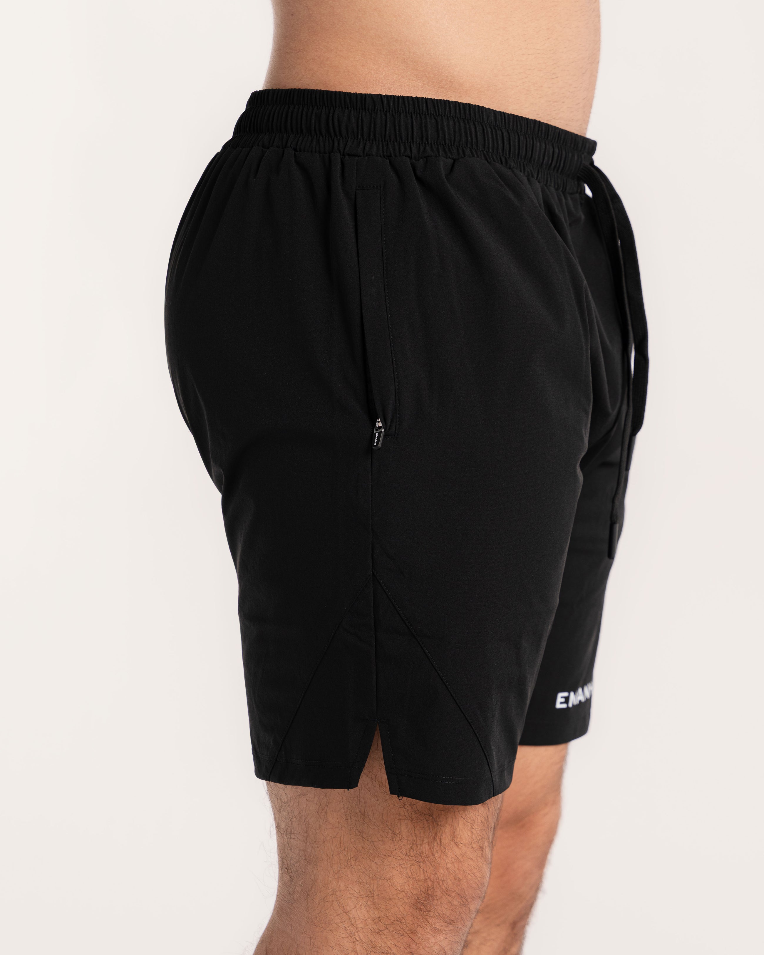 Progress Black Men's Shorts