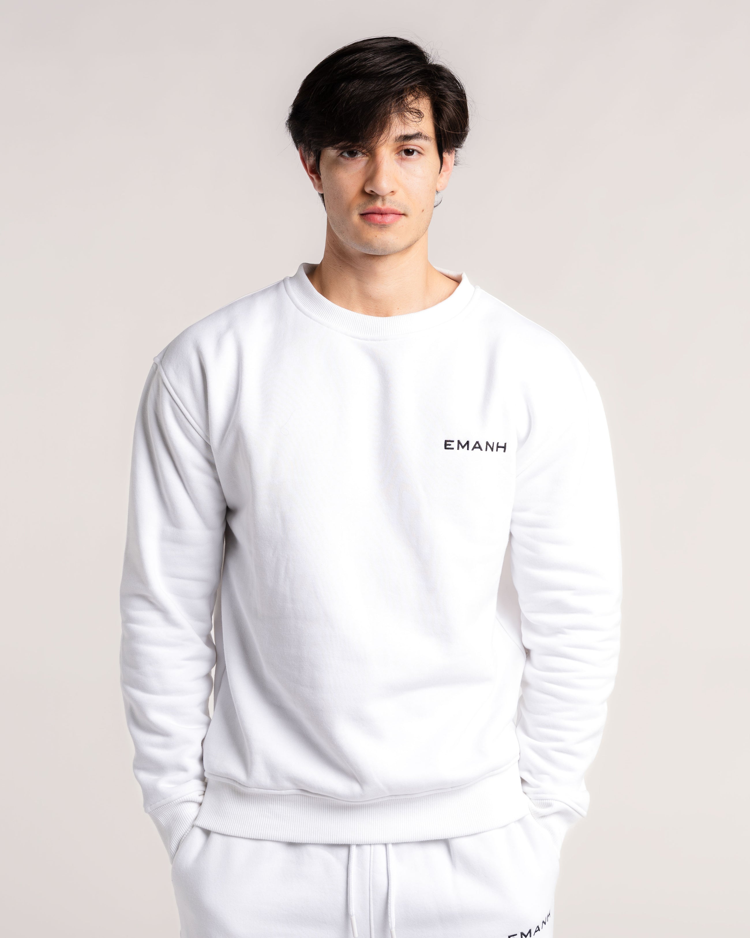 Optic White Crewneck