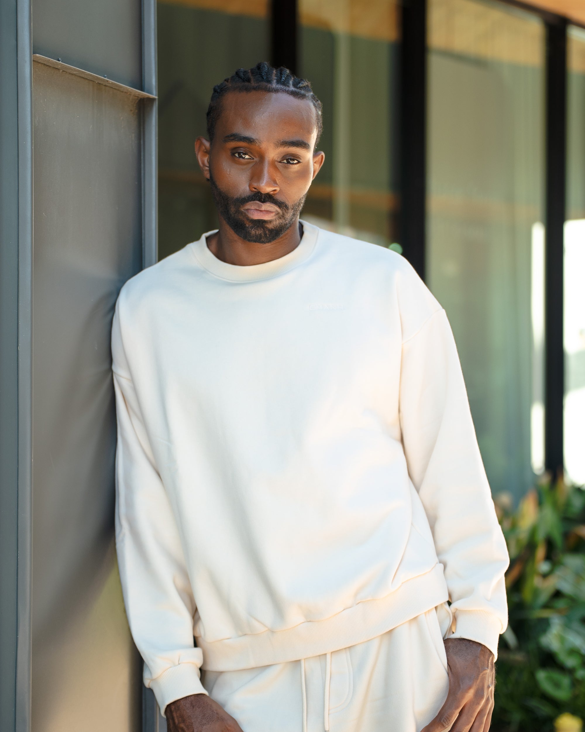 Bliss Unisex Crewneck and Bliss Straight Leg Sweatpants