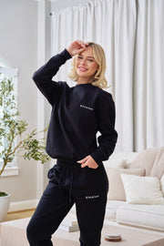 Progress Black Crewneck