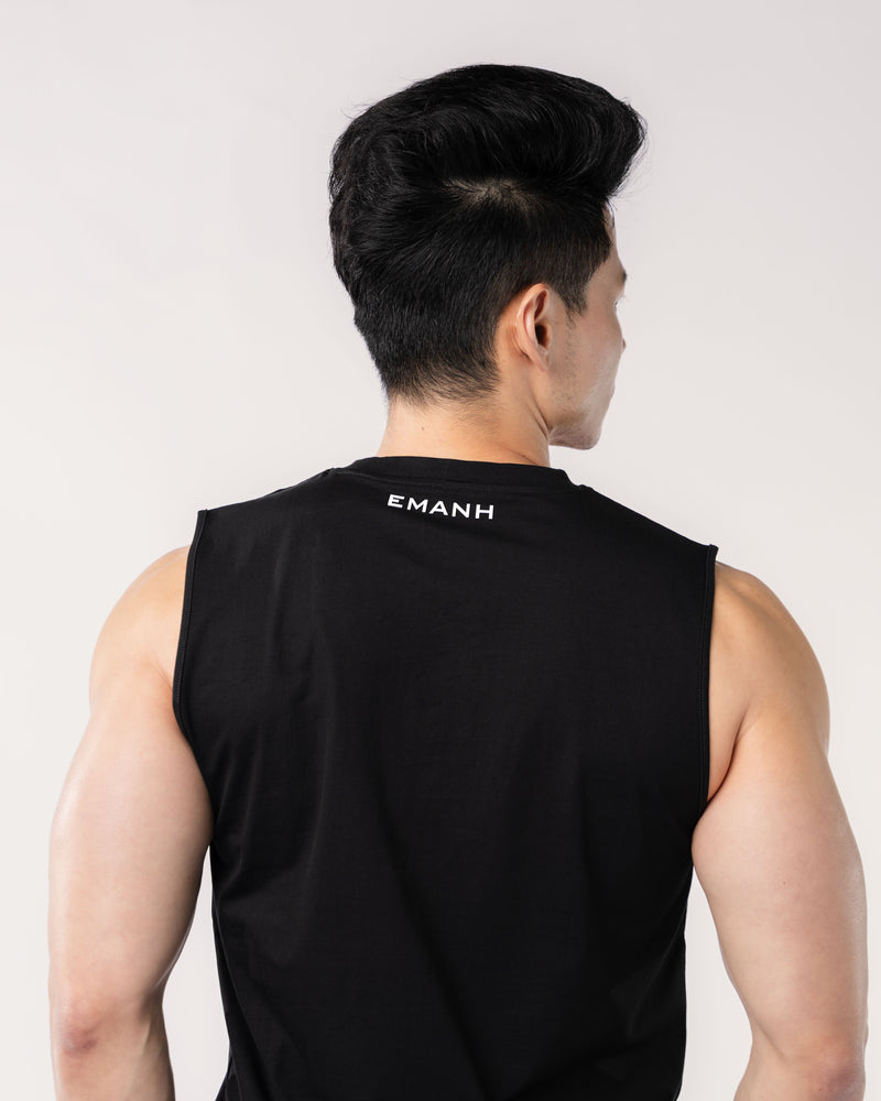 Progress Black Muscle Tank