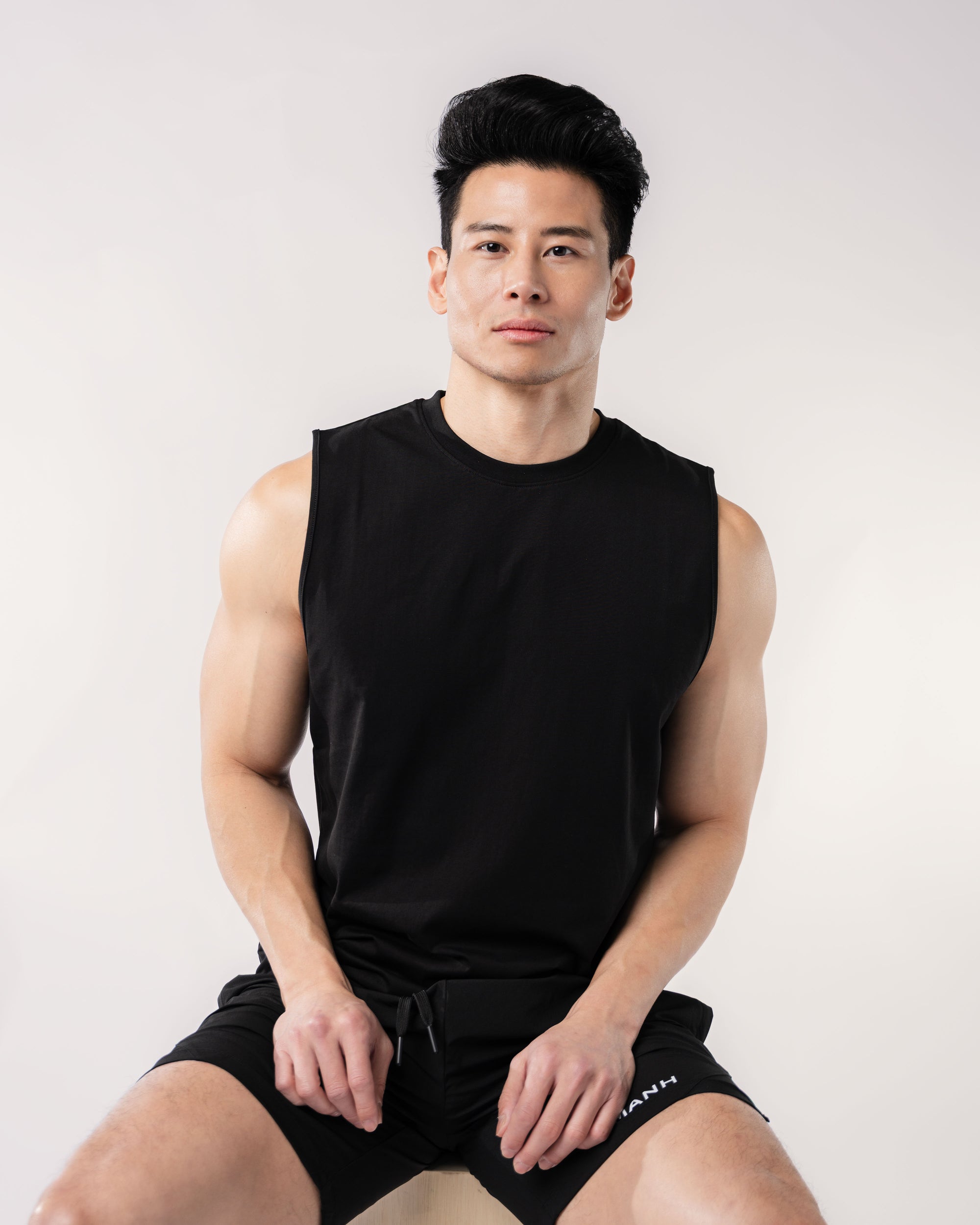 Progress Black Muscle Tank