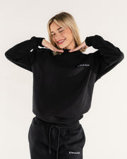 Progress Black Crewneck