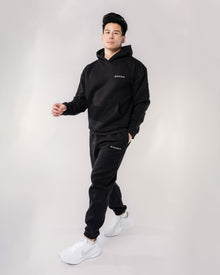 Progress Black Hoodie Walking