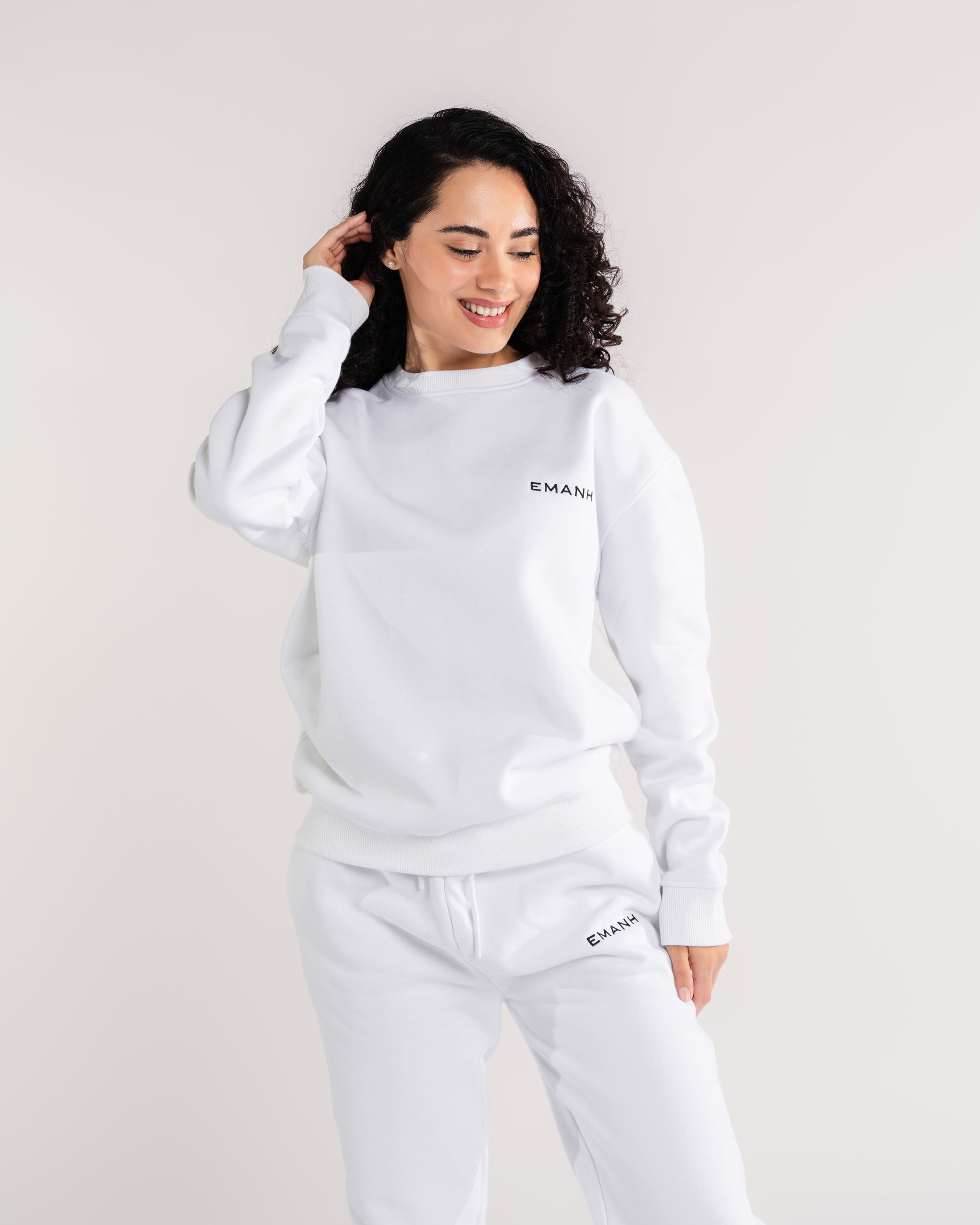 Optic White Crewneck