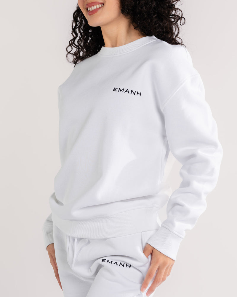 Optic White Crewneck