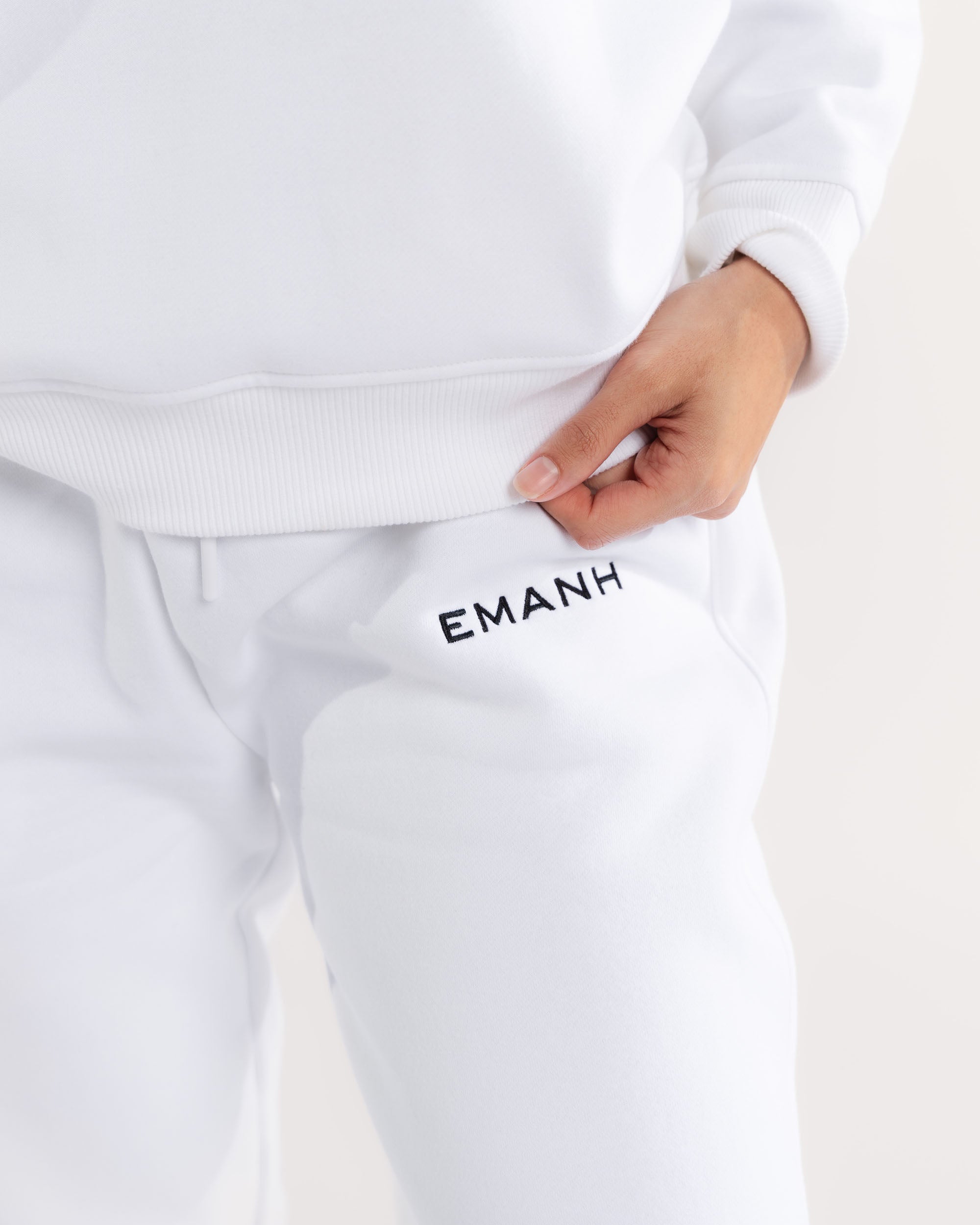 Optic White Crewneck