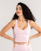 Icy Pink V-Neck Tank