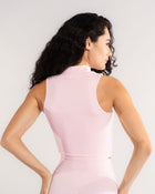 Icy Pink Zip Up Crop
