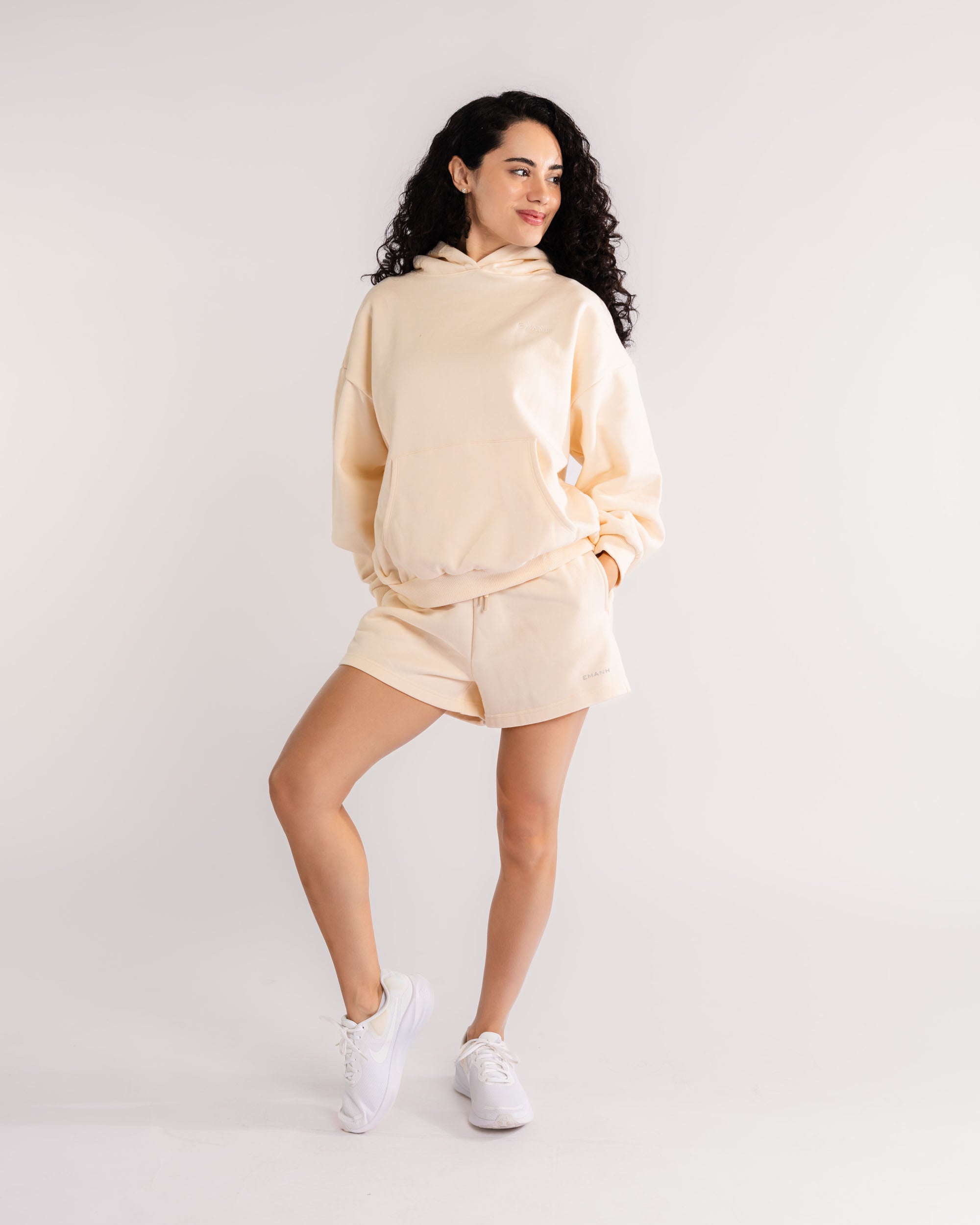 Model is 5'5" and wears a small